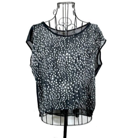 Alic Kris | Sheer Sleeveless Top - Picture 1 of 6